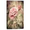 Designart - Vintage Pink Roses with Water Drops - Floral Art Canvas Print